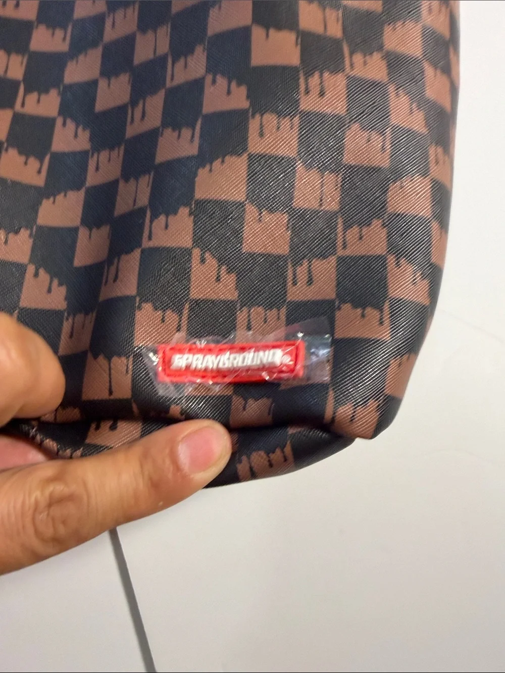 Sprayground bold checkerboard